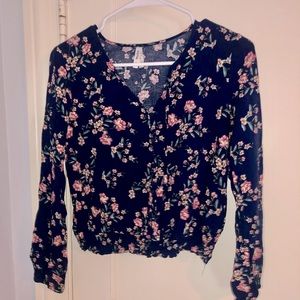Floral Print Long Sleeve